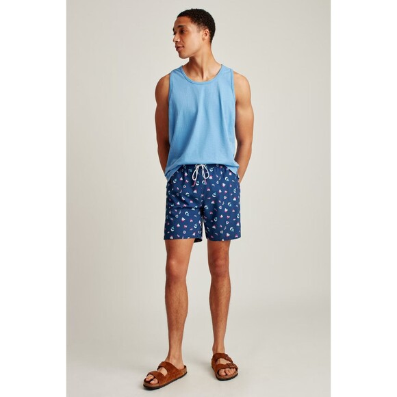 Bonobos Riviera Recycled Swim Trunks Shorts Navy Sketch Floral Printed L 265671 - Picture 2 of 7